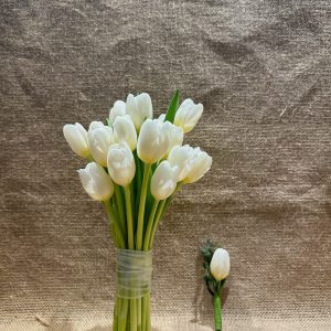 Hoa cưới tulip trắng quận 7