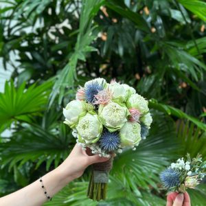 HOA CƯỚI SEN TRẮNG A83