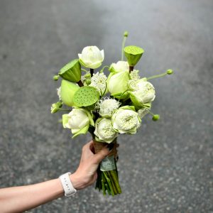 Hoa Cưới Sen Trắng A86