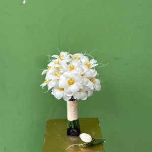 Hoa Cưới 19 Hoa Tulip Trắng A147