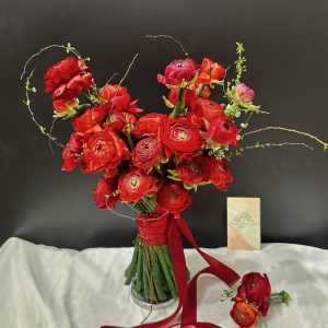 Hoa cưới mao lương đỏ