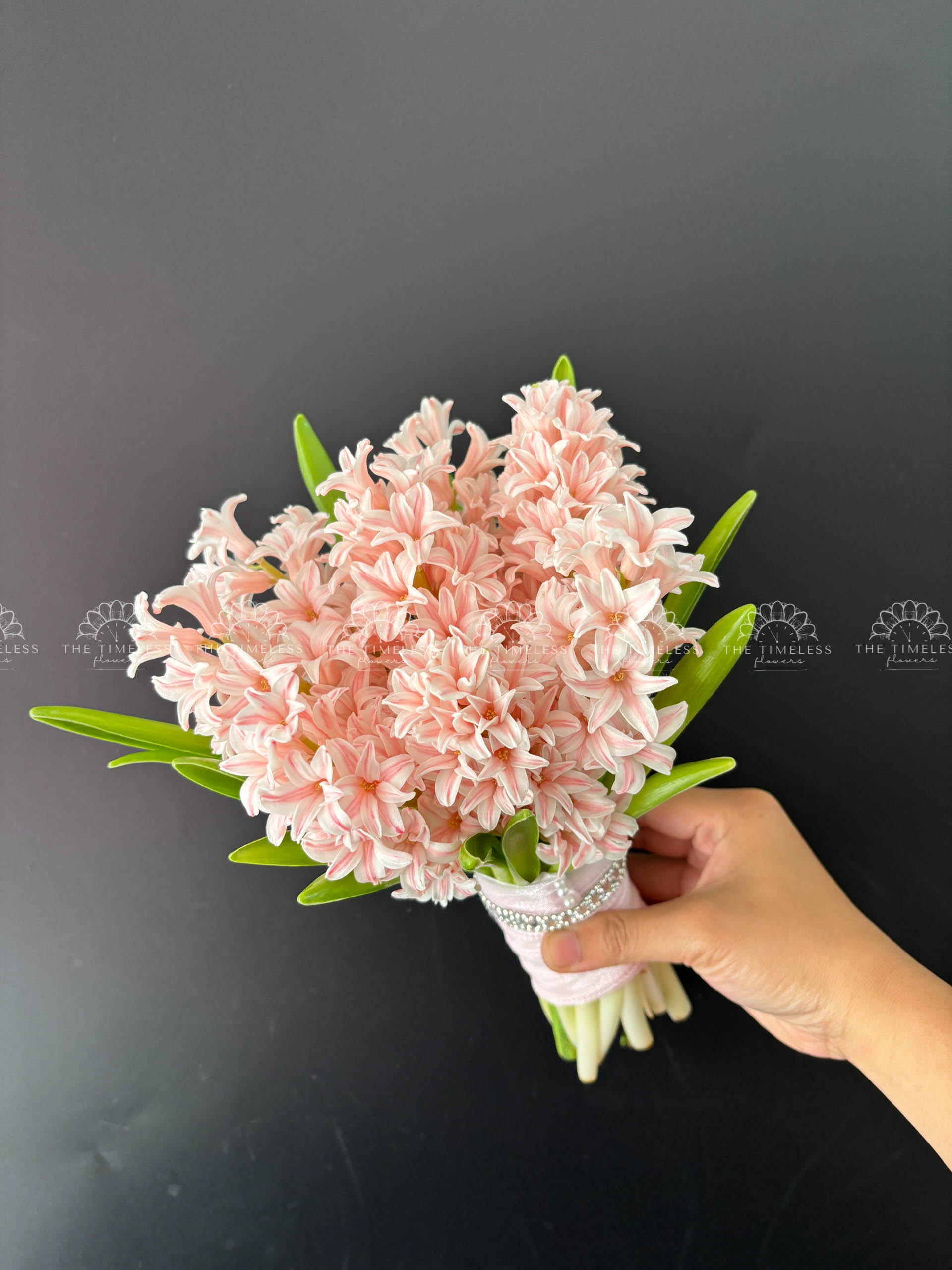 Hoa Cưới 8 Dạ Lan Hương Nhuộm Hồng A156