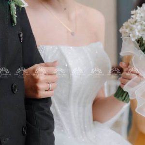 Hoa cưới Thiên Nga Trắng A155