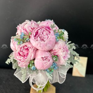 Hoa cưới Mẫu Đơn Hồng Sarah A178