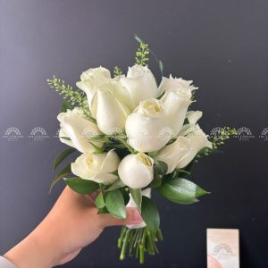 Hoa Cưới Hồng Trắng A181
