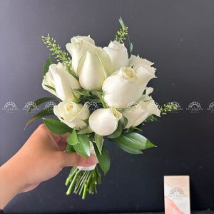 Hoa Cưới Hồng Trắng A181