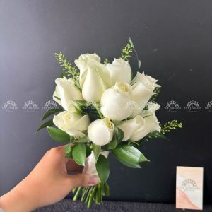 Hoa Cưới Hồng Trắng A181