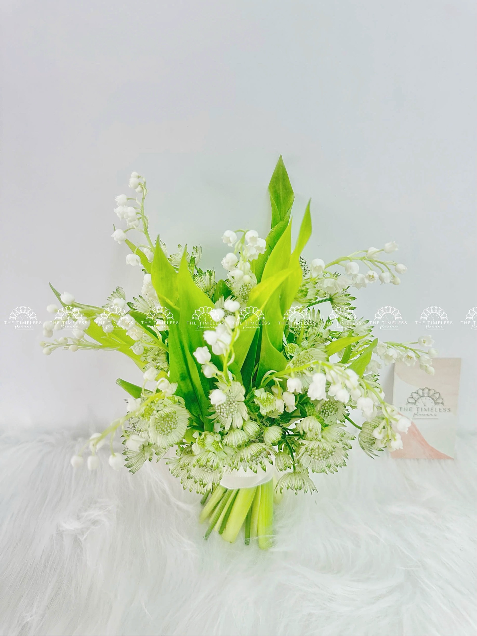 Hoa Cưới 10 Linh Lan mix Astrantia A203