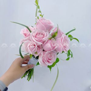 Hoa Cưới Hoa Hồng Trà A211