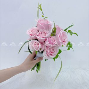 Hoa Cưới Hoa Hồng Trà A211