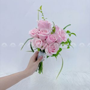 Hoa Cưới Hoa Hồng Trà A211