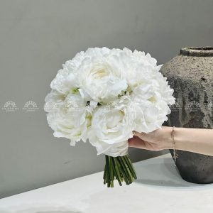 Hoa cưới Mẫu Đơn Trắng Nhật Bản H009