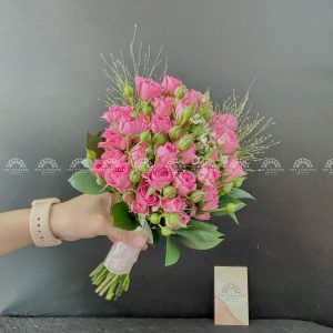 Hoa Cưới Hồng Chùm Sophie A215