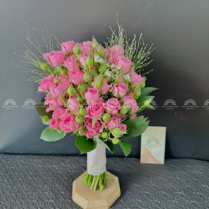 Hoa Cưới Hồng Chùm Sophie A215