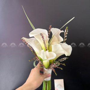 Hoa Cưới 5 Calla Lily mix hoa Thanh Mai A217