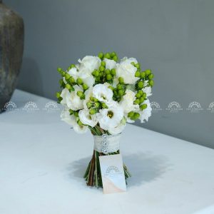 Hoa Cưới Hoa Hồng Trắng A225