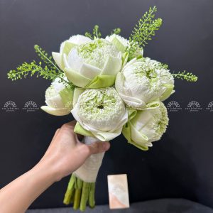 HOA CƯỚI SEN TRẮNG A232