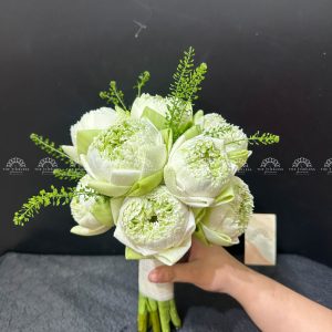 HOA CƯỚI SEN TRẮNG A232