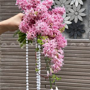 Hoa Cưới Dáng Thác 15 Dạ Lan Hương Hồng A244