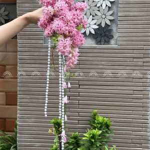Hoa Cưới Dáng Thác 15 Dạ Lan Hương Hồng A244