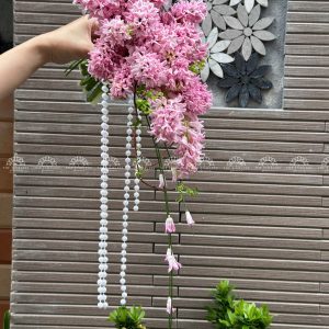Hoa Cưới Dáng Thác 15 Dạ Lan Hương Hồng A244