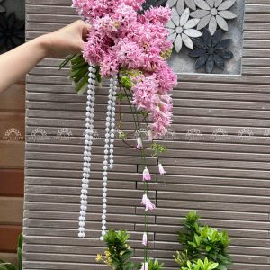 Hoa Cưới Dáng Thác 15 Dạ Lan Hương Hồng A244