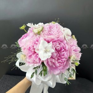 Hoa cưới Mẫu Đơn hồng A306
