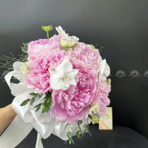 Hoa cưới Mẫu Đơn hồng A306