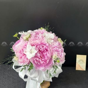 Hoa cưới Mẫu Đơn hồng A306