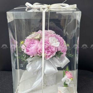 Hoa cưới Mẫu Đơn hồng A306