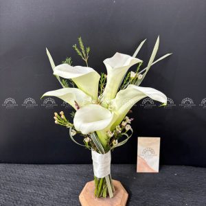Hoa Cưới 5 Calla Lily Trắng A297