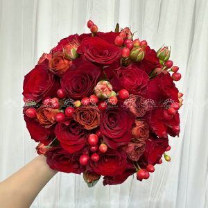 Hoa Cưới Hồng Đỏ A287