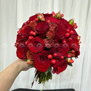 Hoa Cưới Hồng Đỏ A287