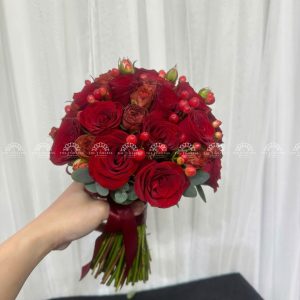 Hoa Cưới Hồng Đỏ A287