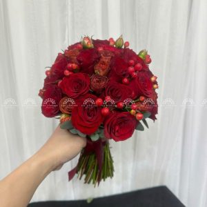 Hoa Cưới Hồng Đỏ A287