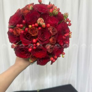 Hoa Cưới Hồng Đỏ A287