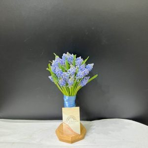Hoa Cưới 29 cành Muscari Hà Lan - Hoa chuông xanh A322