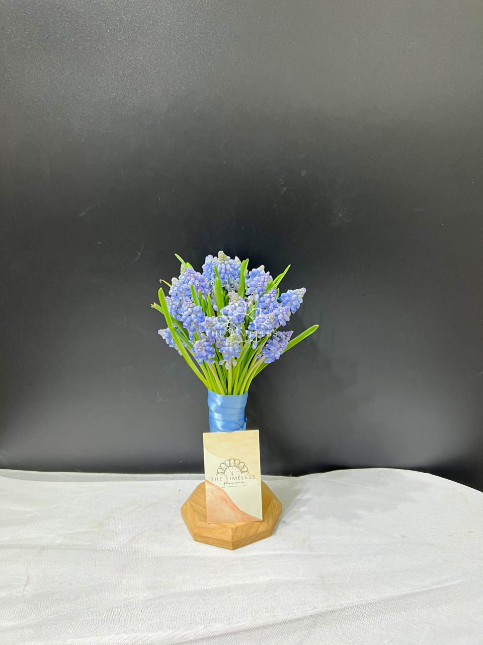 Hoa Cưới 29 cành Muscari Hà Lan - Hoa chuông xanh A322