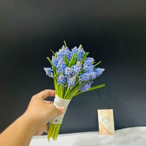 Hoa Cưới 29 cành Muscari Hà Lan - Hoa chuông xanh A322