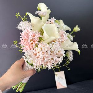 Hoa Cưới 5 Dạ Lan Hương mix 5 Calla Lily Hà Lan A320