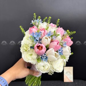 Hoa Cưới 15 calla lily nhuộm Hồng Đà Lạt A350