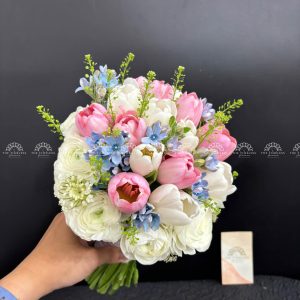 Hoa Cưới 15 calla lily nhuộm Hồng Đà Lạt A350