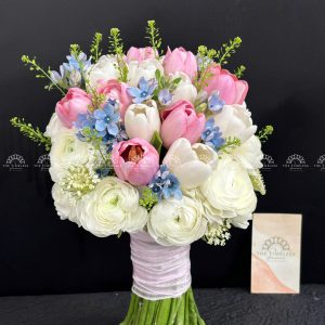 Hoa Cưới 15 calla lily nhuộm Hồng Đà Lạt A350