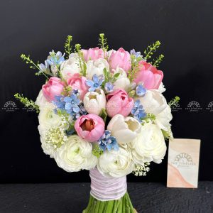 Hoa Cưới 15 calla lily nhuộm Hồng Đà Lạt A350