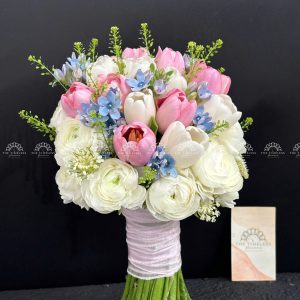 Hoa Cưới 15 calla lily nhuộm Hồng Đà Lạt A350
