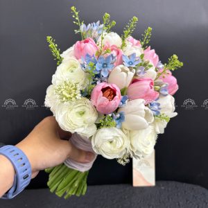 Hoa Cưới 15 calla lily nhuộm Hồng Đà Lạt A350