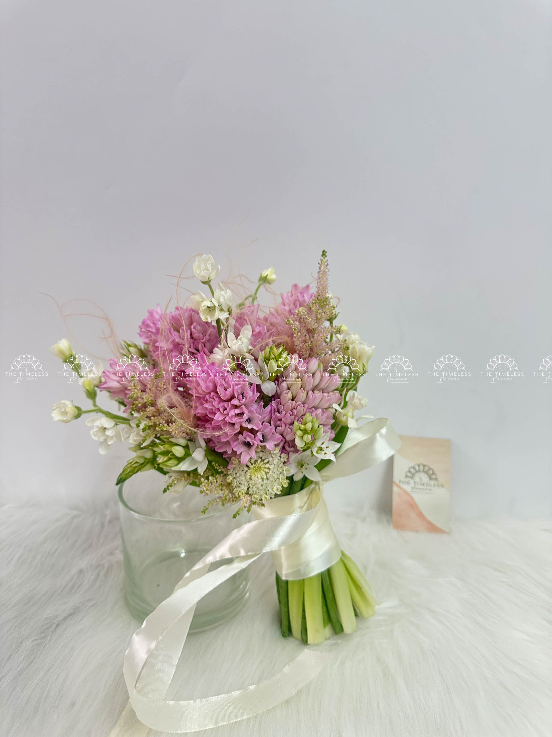 Hoa Cưới 8 Dạ Lan Hương Hồng mix astilbe A352