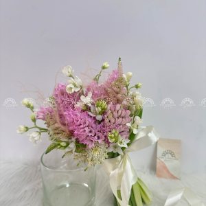 Hoa Cưới 8 Dạ Lan Hương Hồng mix astilbe A352