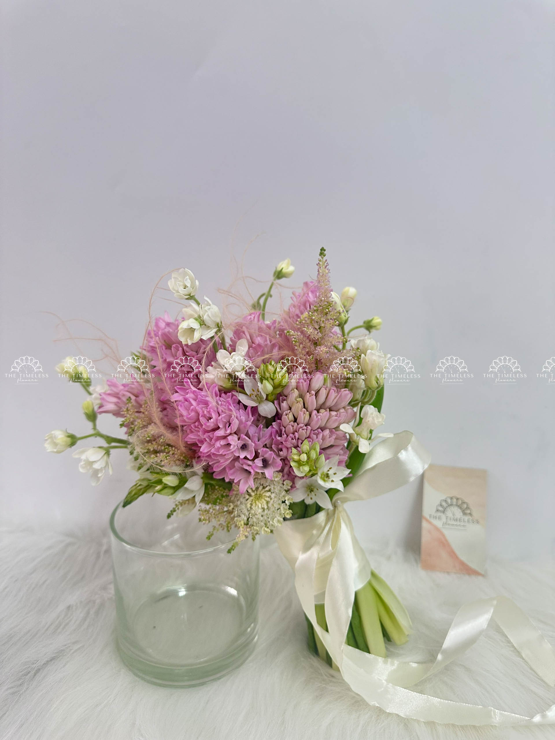 Hoa Cưới 8 Dạ Lan Hương Hồng mix astilbe A352