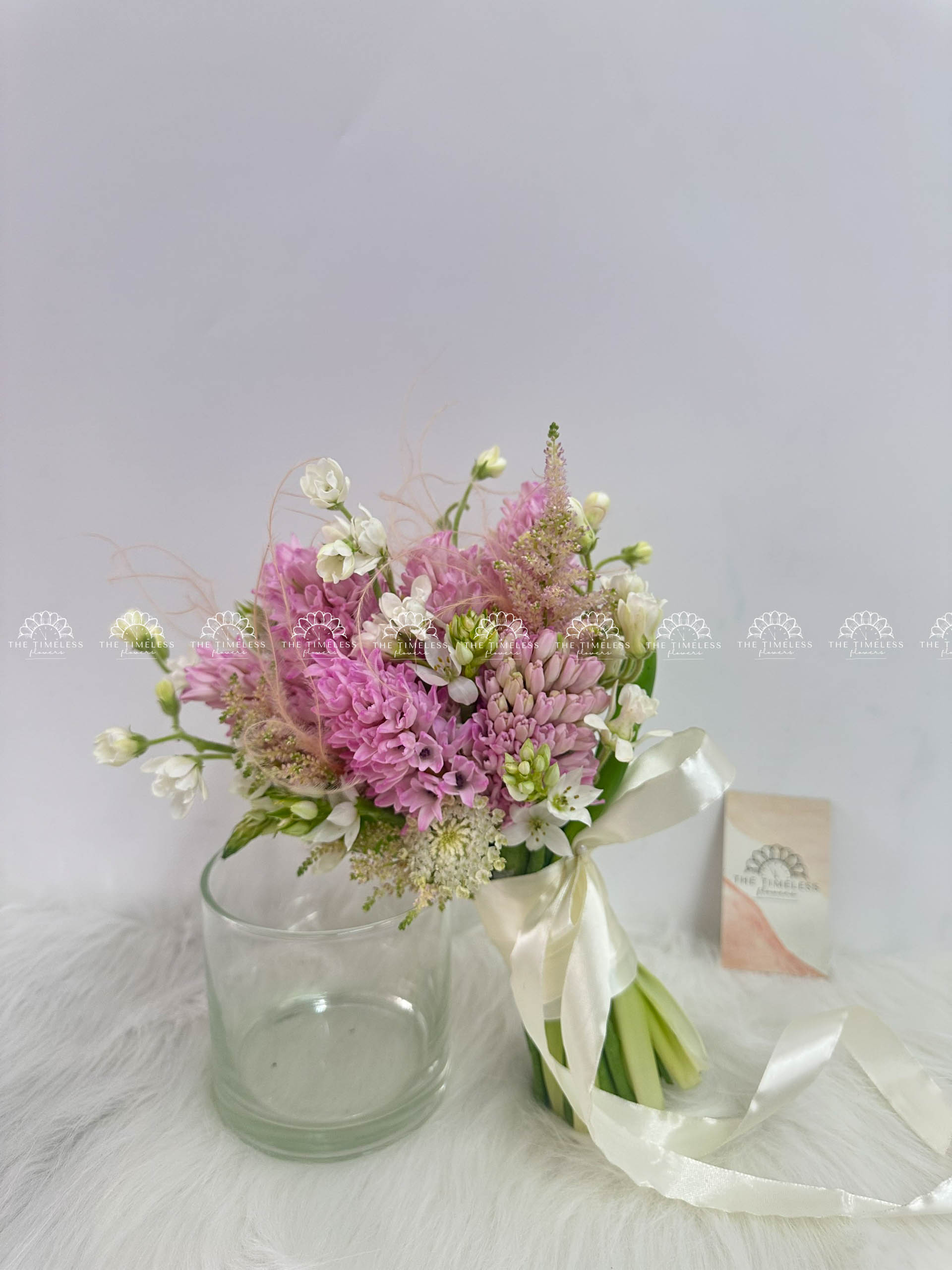 Hoa Cưới 8 Dạ Lan Hương Hồng mix astilbe A352